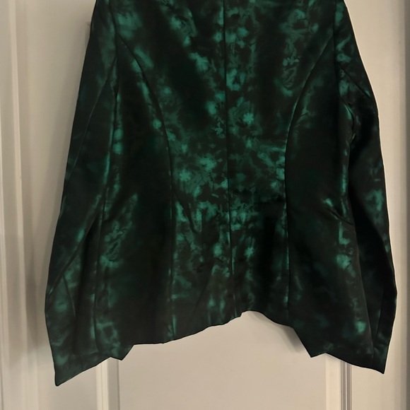 Gibson, open front green and black blazer - large - Vintage - Picture 4 of 4